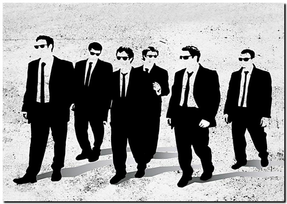 

BANKSY STREET ART Reservoir Dogs Home Decor Handpainted &HD Print Oil Painting On Canvas Wall Art Canvas Pictures 191117