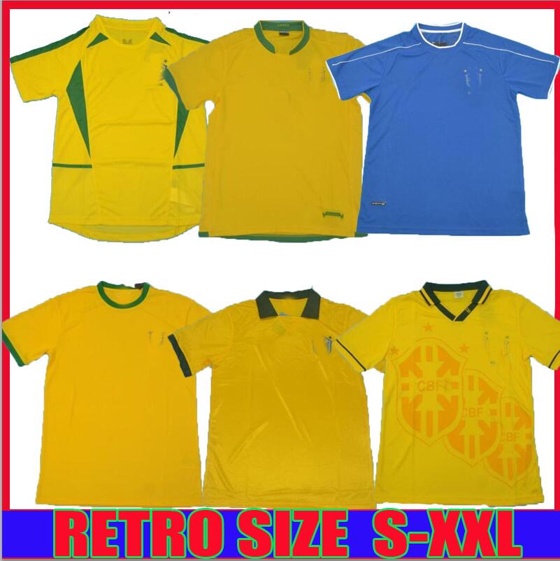 

1957 1994 1970 brasil soccer jersey Rivaldo 1988 1998 VINTAGE CLASSIC retro Romario Ronaldinho 2002 BraziLs camisa de futebol football shirt