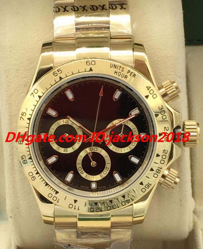 

Free Shipping Luxury Watches PVD/DLC Coated Stainless Steel 40mm 116503 116523 116500LN 116508 Automatic Fashion Men's Watch Wristwatch, Make waterproof