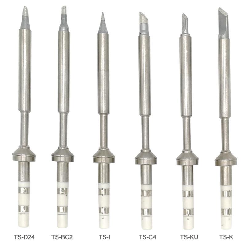 

TS100 Soldering Iron tips Lead Free Replacement Various Models of Tip Electric Soldering Iron Tip K KU I ILS B2 D24 BC2 C4
