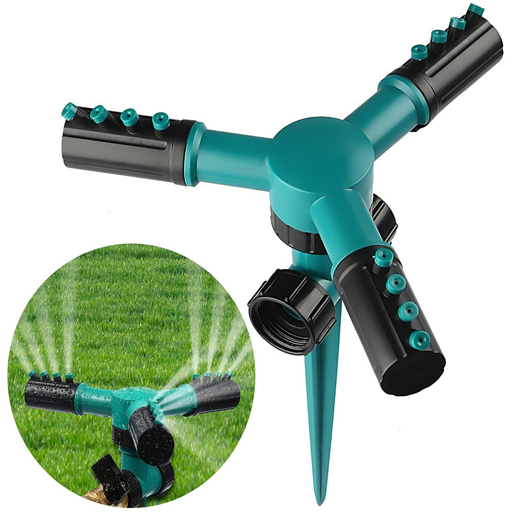 

Hot Sale Lawn Sprinkler Home Garden Plants Automatic 360 Rotating Garden Water Sprinklers Lawn Irrigation watering, As pic