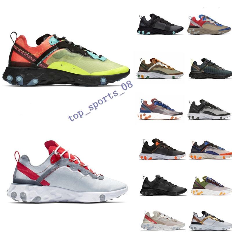 

Black Anthracite React LW WR MID ISPA men women running shoes Ghost Aqua Wolf Grey Platinum Volt Summit White mens trainer sports sneakers, Shoelace