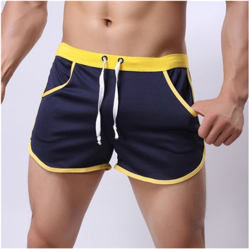 

Men's gym sports shorts training running sports workout leisure jogging fitness shorts quick-drying men's beach pants