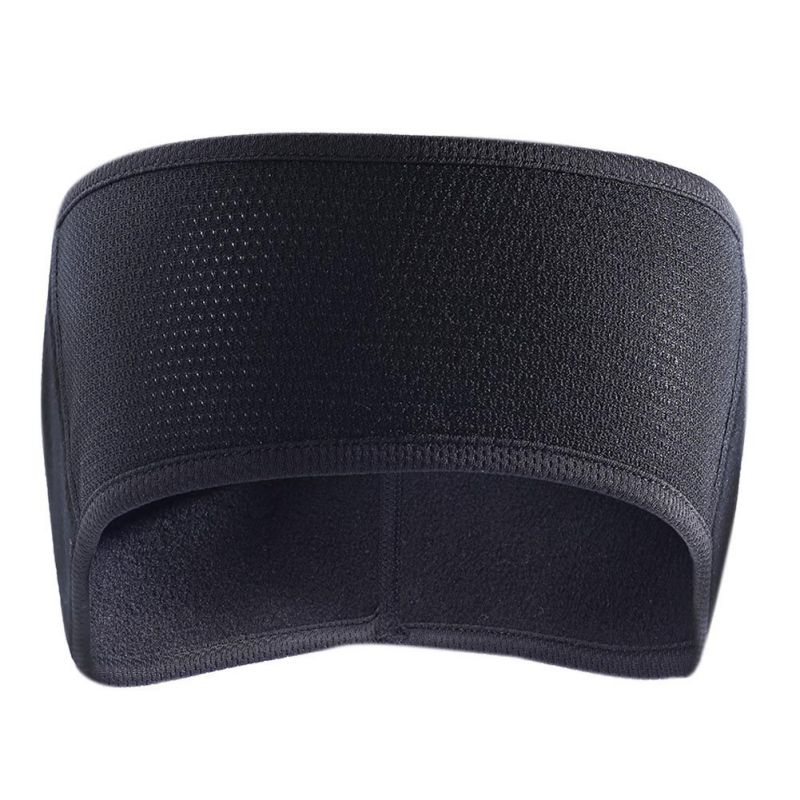 

Black Unisex Women Men Ear Warmer Winter Head Band Fleece Ski Ear Muff Stretch Spandex Headband Hair Band Accessories 1PCS hot