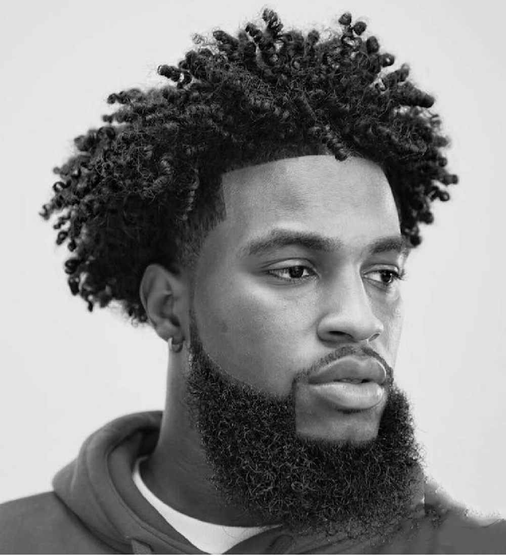 

Free Shipping Hot Selling Tight Curly Real Scalp Silk I-Lace Men's Toupee 100% Human Hair Replacement For Football Fan, #1b