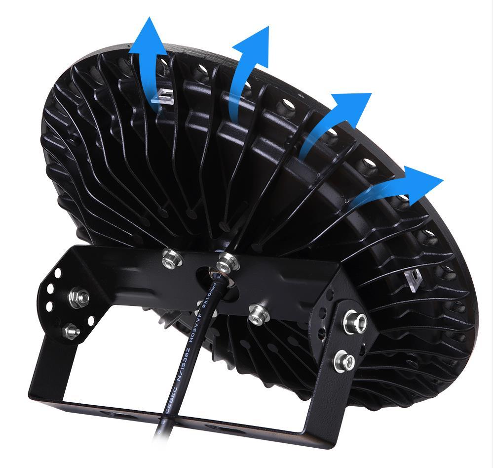 

LED High Bay Light 20W 50W 100W Waterproof IP65 Outdoor 110V Floodlight UFO Cool White Led light Stage Lights Slim Shop Round Chandelie