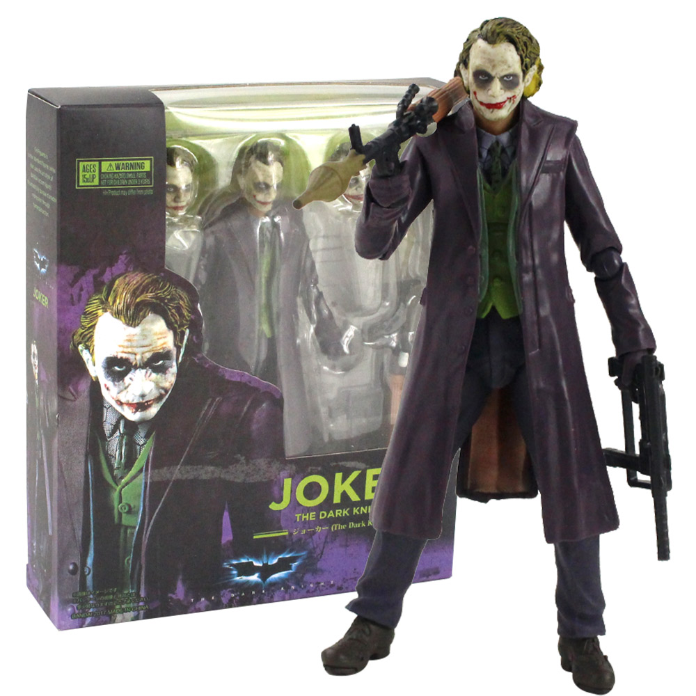 Batman der dunkle Ritter Joker Heath Ledger Action Figure Model Spielzeug