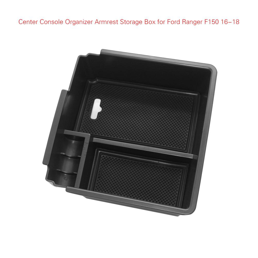 

Car Central Armrest Storage Box for RANGER 2016 2017 2018 organizador maletero Seat Organizer Automobile Container Tray