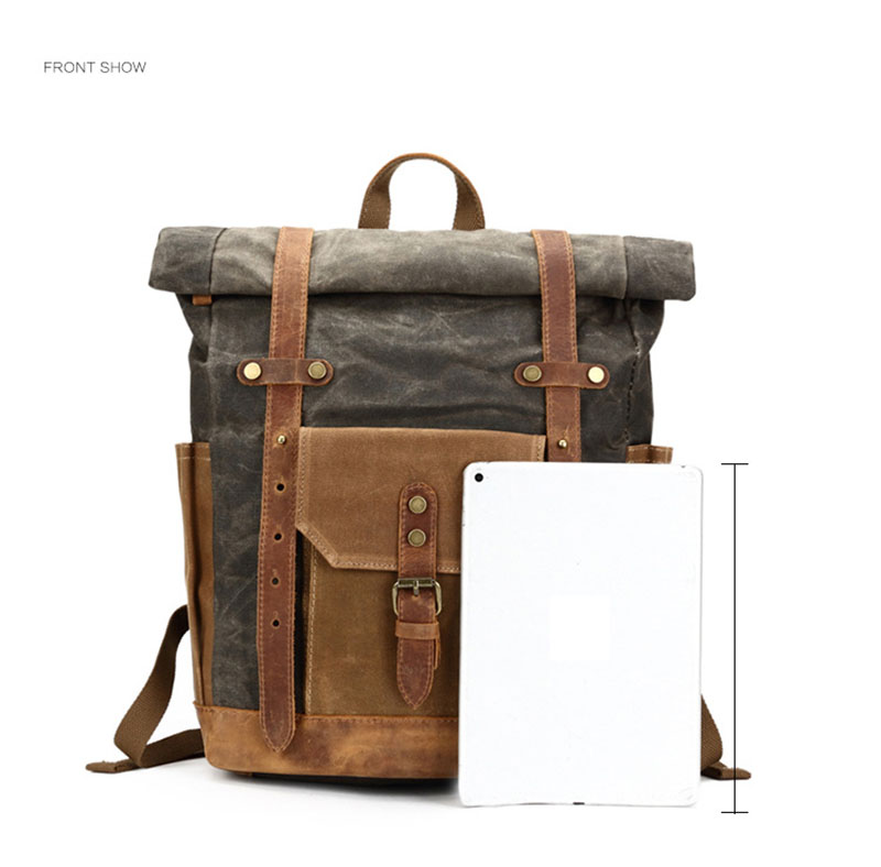 

Vintage canvas bag men/backpack zipper black backpack men travel/laptop vintage backpack men travel bags