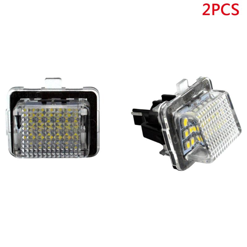 

2X Canbus LED Number License Plate Light For W216 W212 W221 Black, As pic