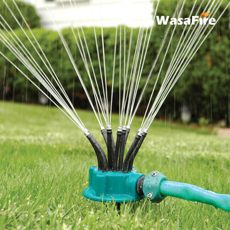 

1 Set Automatic Garden Irrigation Sprinkler Irrigation Spray Flexible 360 Degree Water Sprinkler Spray Nozzle, Green
