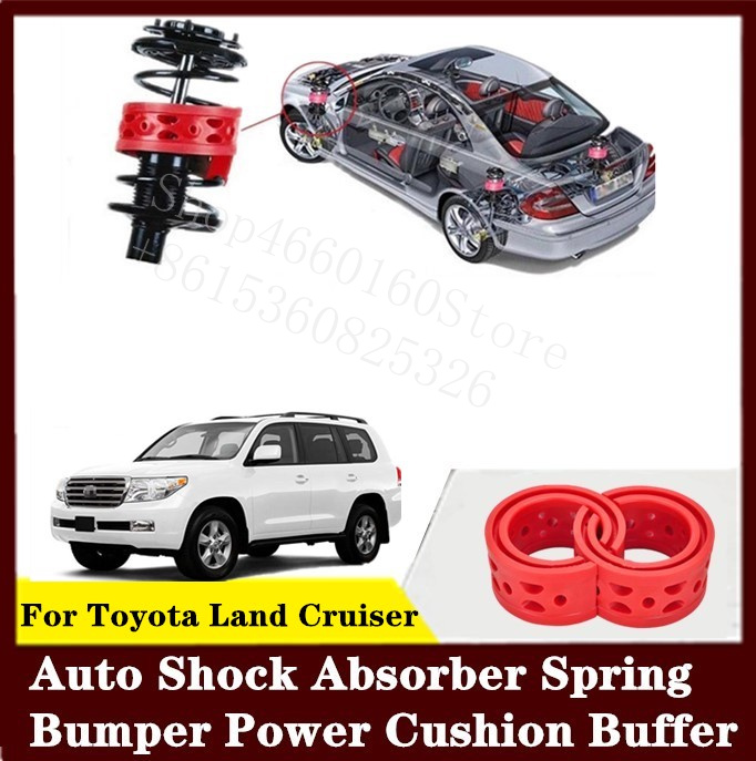 

For Toyota Land Cruiser 2pcs Front or Rear Car Shock Absorber Spring Bumper Power Auto-buffers Car Cushion Urethane