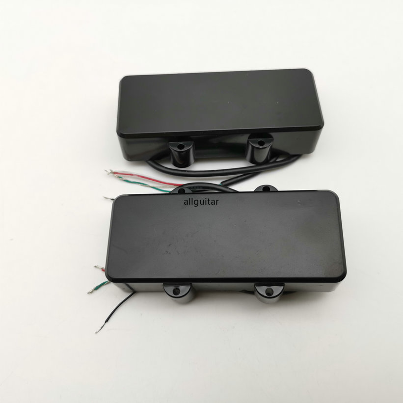 

Rare Black 1 Set Humbucker Passive Bass Pickups 4C Bass Parts