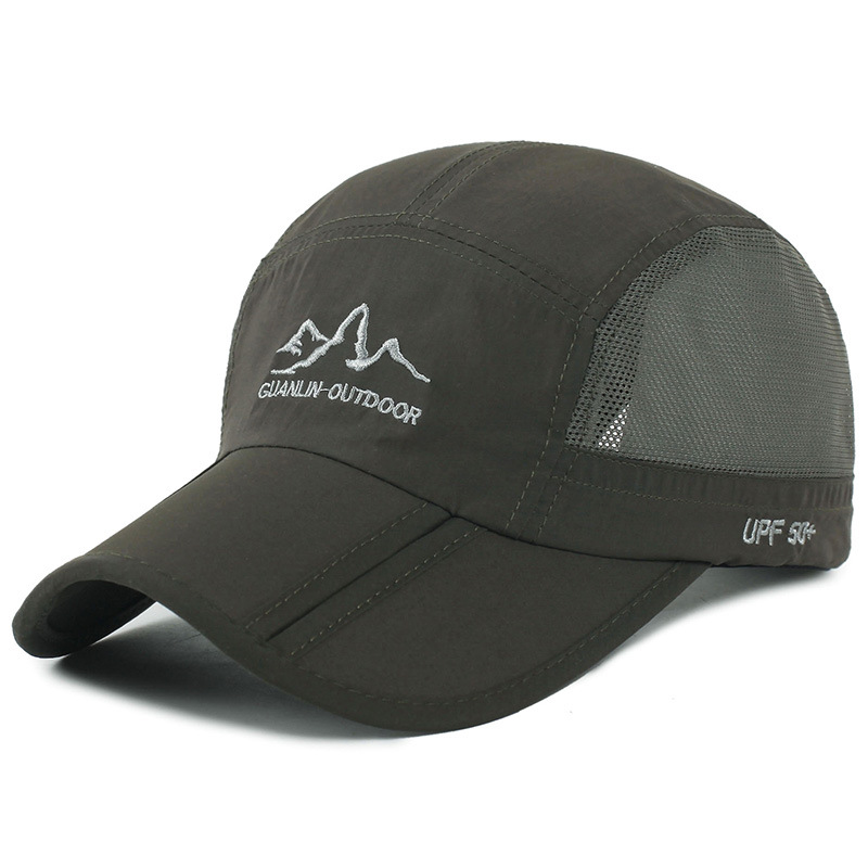 

Summer hat outdoor sun protection leisure sports sun hat folding summer breathable quick-drying baseball cap