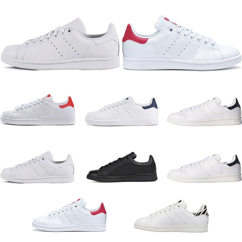 Chaussures Smith pour hommes Femmes Stan Designer Noir Blanc Blanc Bleu Vert Argent Rose Nouvelle Arrivée Sneakers 2022 Chaussures décontractées