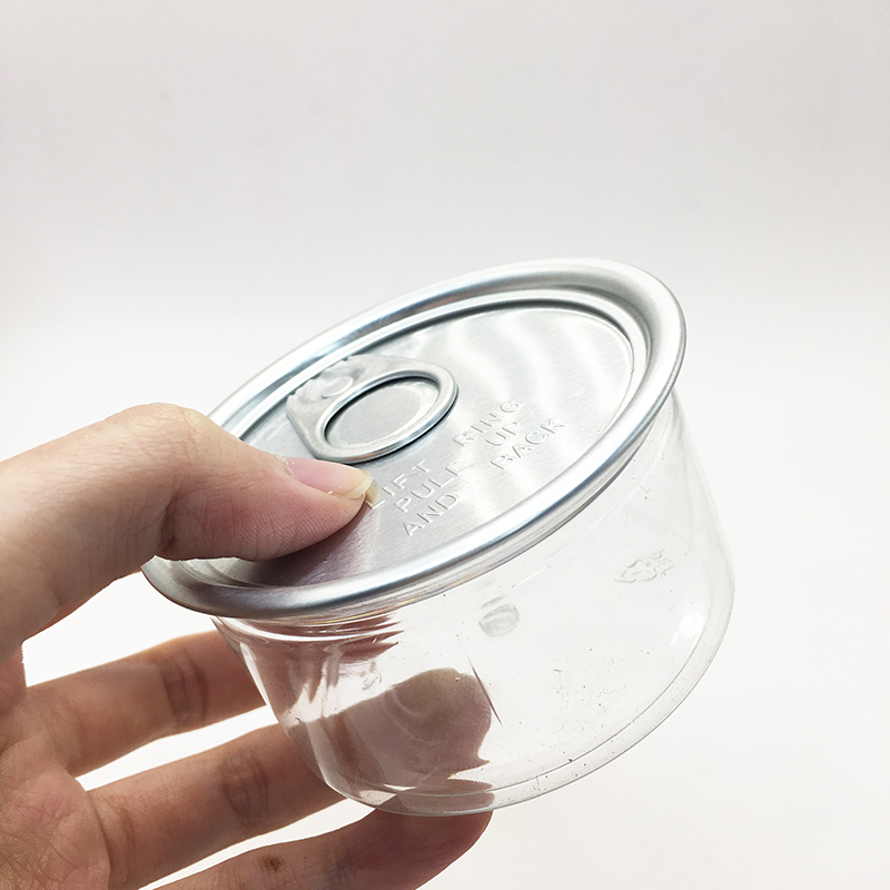 

Food Canned Plastic Jar 3.5Grams Empty Bottle Dry Herb Flower Packaging Clear Cans 100ML Airtight Aluminum Tin Can with Design Free Custom Labels