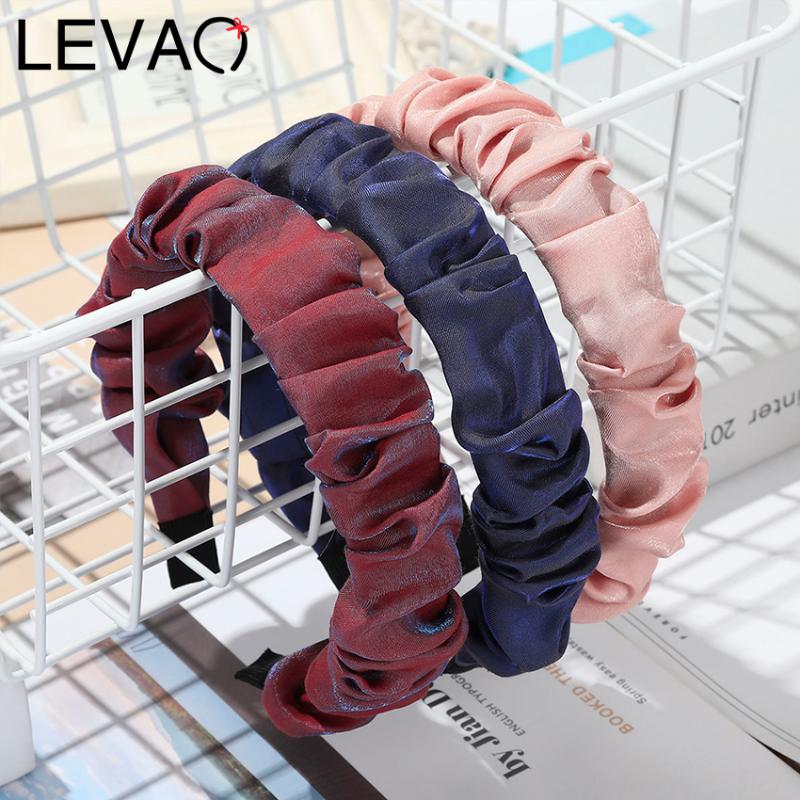 

Levao Bronzing Ruched Headband Hair Accessories for Women Hair Bands Fashion Dot Print Fold Hairband Hoop Bezel Headdress