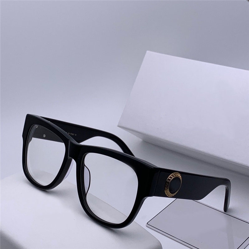 

Wholesale new fashion designer optical glasses 4359 plate frame top quality clear lens simple style transparent eyewear, Black