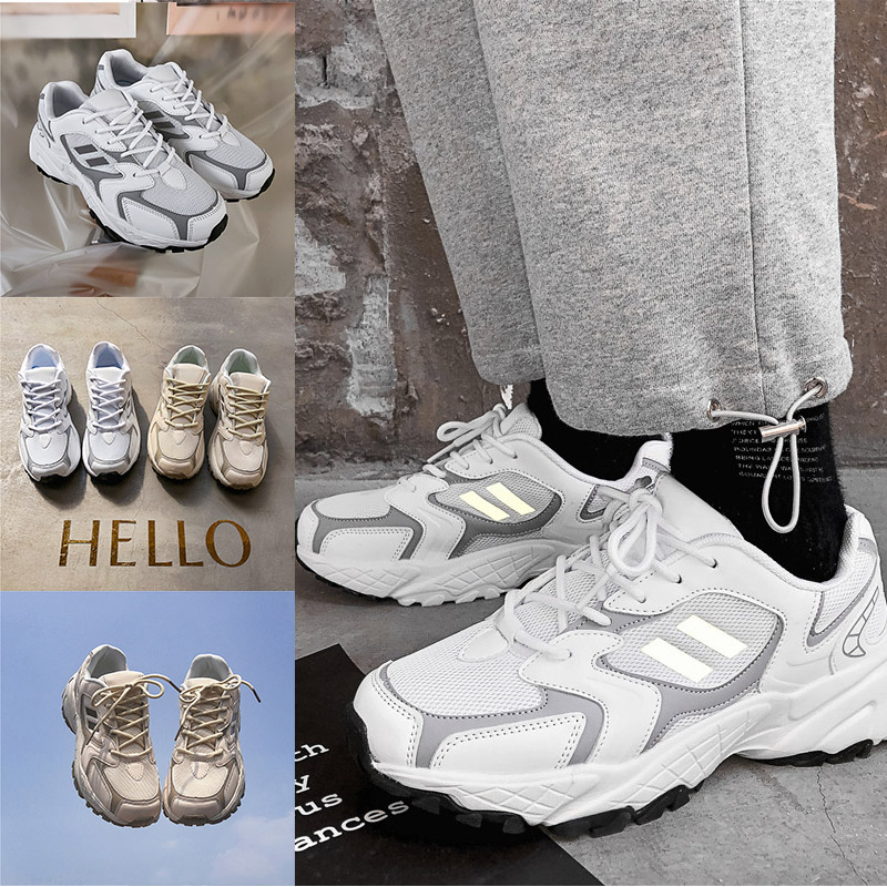 

high quality fashion women men casual shoes color grey white breathable comfortable soprt style designer sneakers running shoes size 36-44, B1
