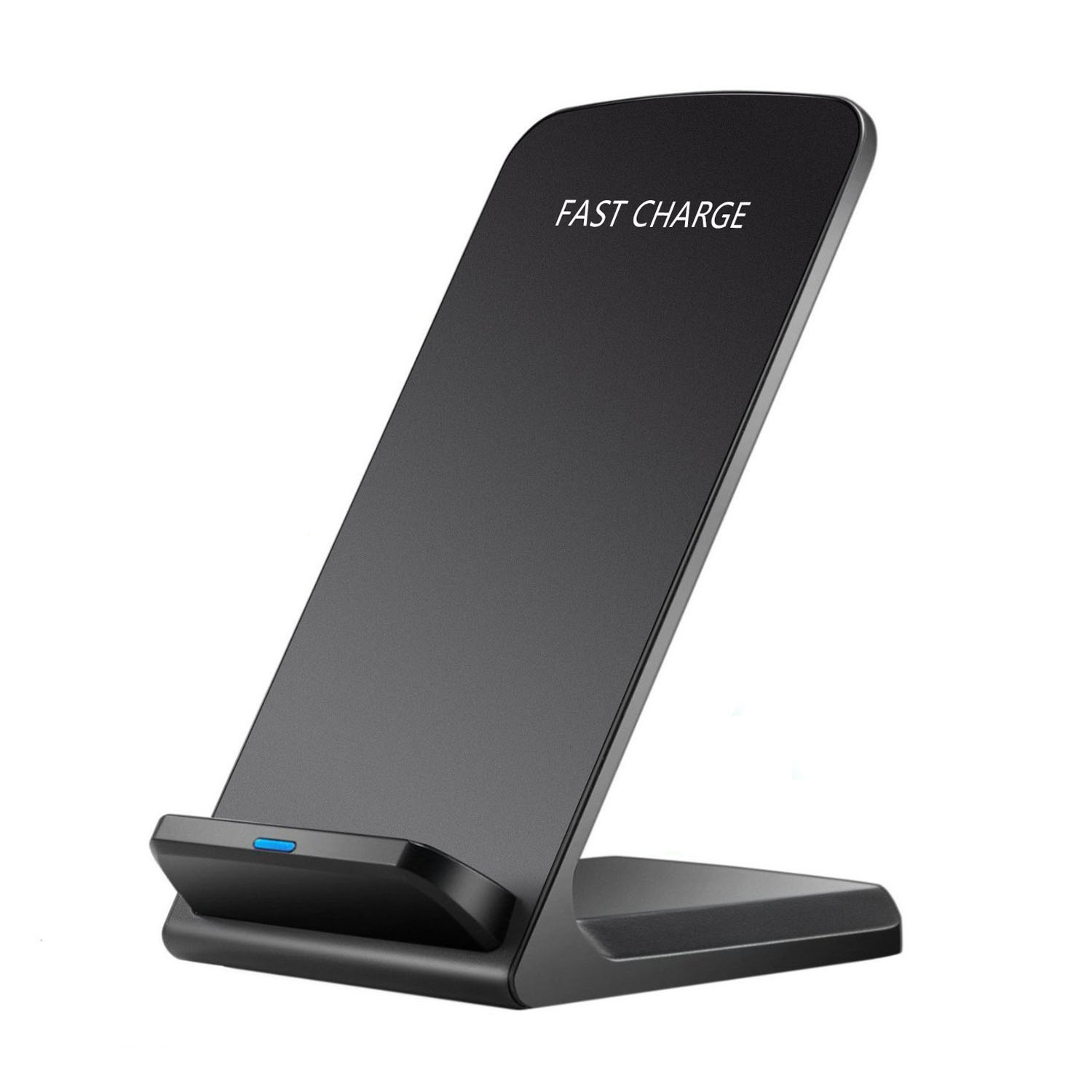 

Qi Wireless Fast Charger Charging Pad Stand Dock for to All Qi Devices black