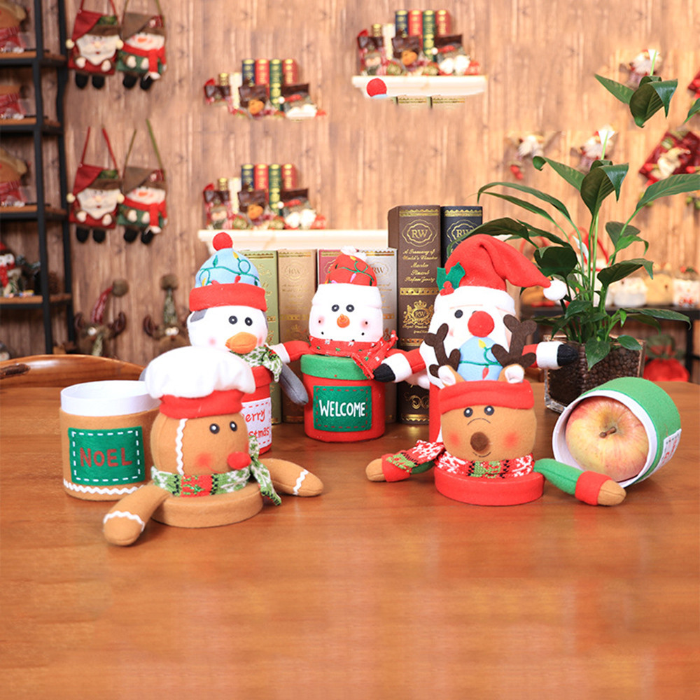 

Child Kids Christmas Gift Bags Candy Jar Storage Bottle Santa Bag Sweet Christmas Gift Bags And Boxes New Year Navidad#30