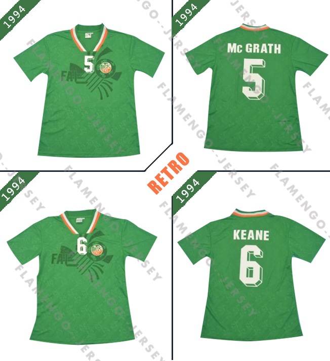

Retro Ireland 1994 soccer jerseys Irish classic football shirts vintage HOUGHTON ALDRIDGE SHERIDAN TOWNSEND COYNE CASCARINO KEANE uniforms, Black;yellow