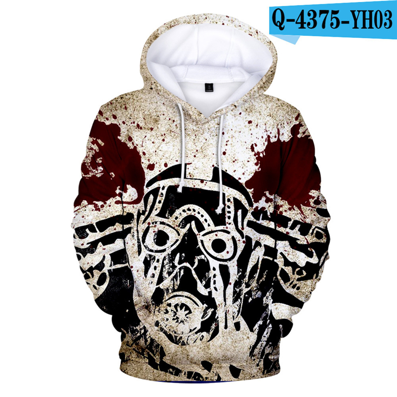 

Fashion-Borderlands Hoodie Comic Jacket Borderlands Legends Anime Hoodie Print Mens Game Clothes 3D Clothing Game Sweatshirt, Blue