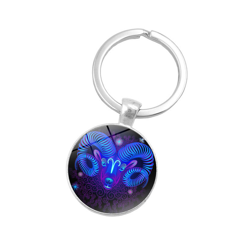 

CIBOCIBO 12 Constellations Key Chain 2020 Keychain Women Vintage High Quality Fashion Simple Llavero Gifts For Men/Women