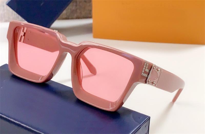 

Men sunglasses millionaire square frame top quality outdoor avant-garde hot sale wholesale style glasses with case 96006