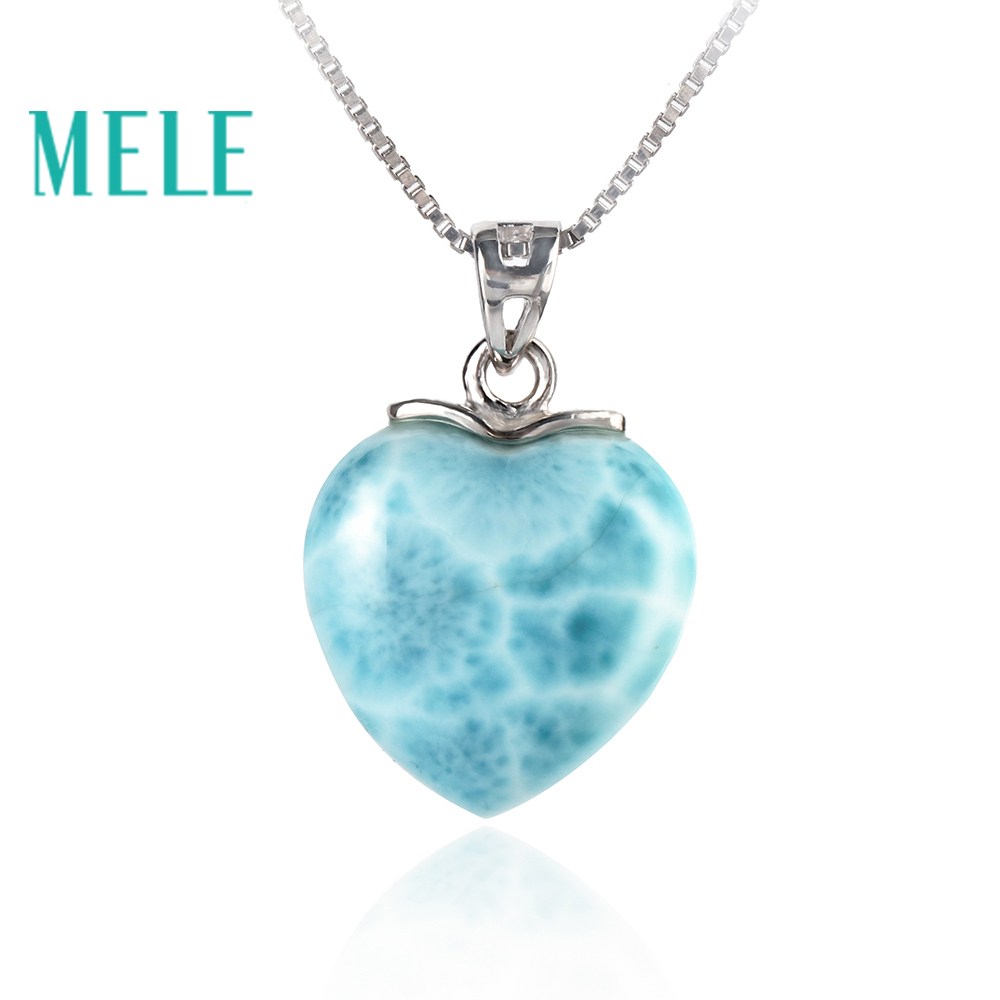 Larimar Colgante,Natural Blue Larimar Joyer/ía Para Mujer Hombre Dominica Cristal 23x17x7mm Perlas Oval Piedra Preciosa AAAAA