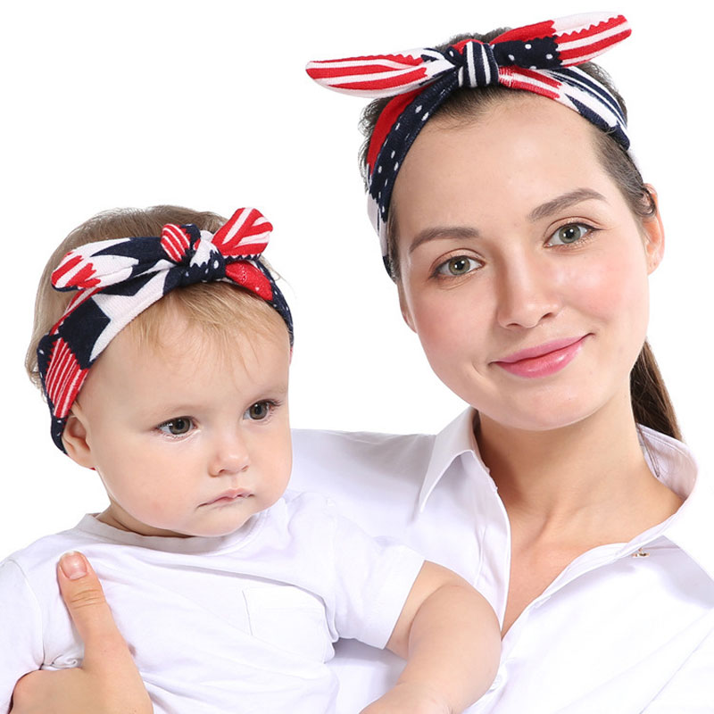 

Baby Flower Hair Band Turban Headbands Twisted Knotted Yoga Mother and Baby Girls Head Wrap Set Hair Accessories, Mixed