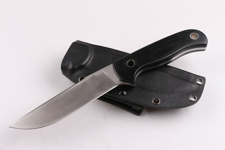 

Top Quality Survival Straight Knife PSF27 Steel Satin Blade Micarta Blade Outdoor camping hiking hunting knives With Kydex