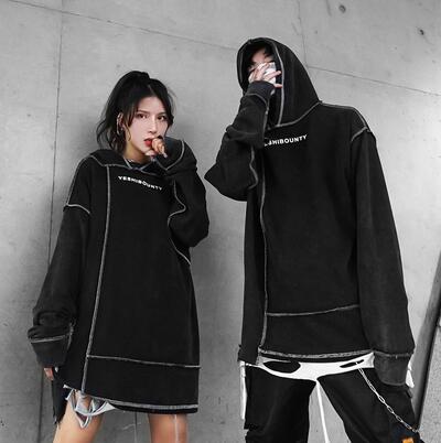 

Fashion 2020 Lemon Tea Printed Fleece Pullover Hoodies Men/Women Casual Hooded Streetwear Sweatshirts Hip Hop Harajuku Male Tops, Black