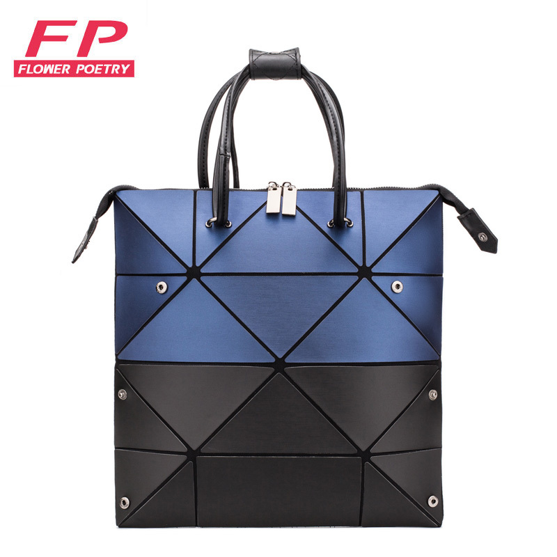 New Fashion Luminous Bao Bag Womens Geometry Handbag Casual Female Matte Folding Tote Bags Women Diamond Crossbody Shoulder Bag T200428
