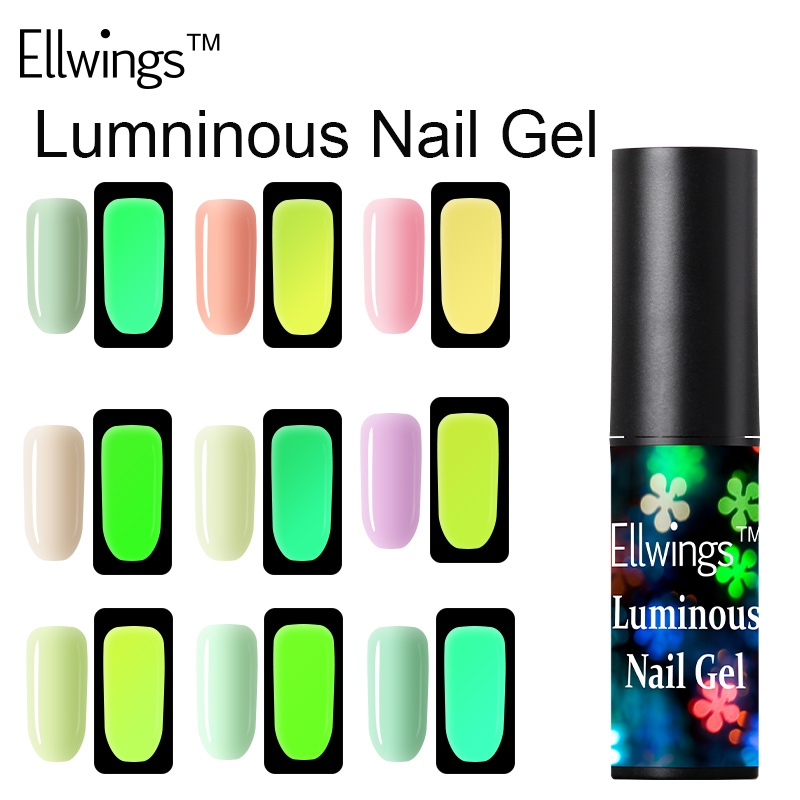 

Luminous Gel Nail Polish Summer Collection Neon Yellow Red Pink Magic Non-toxic Long Lasting Nail Polish Varnish Nails Art* W, 02