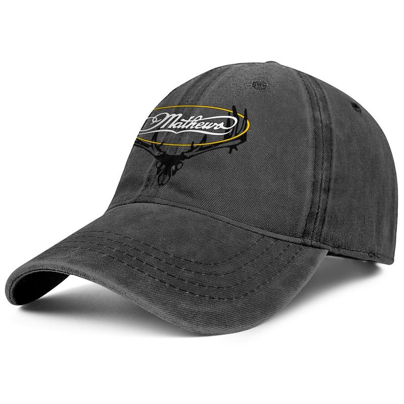 

Stylish Mathews Archery Unisex Denim Baseball Cap Cool Team Hats, Colorname1