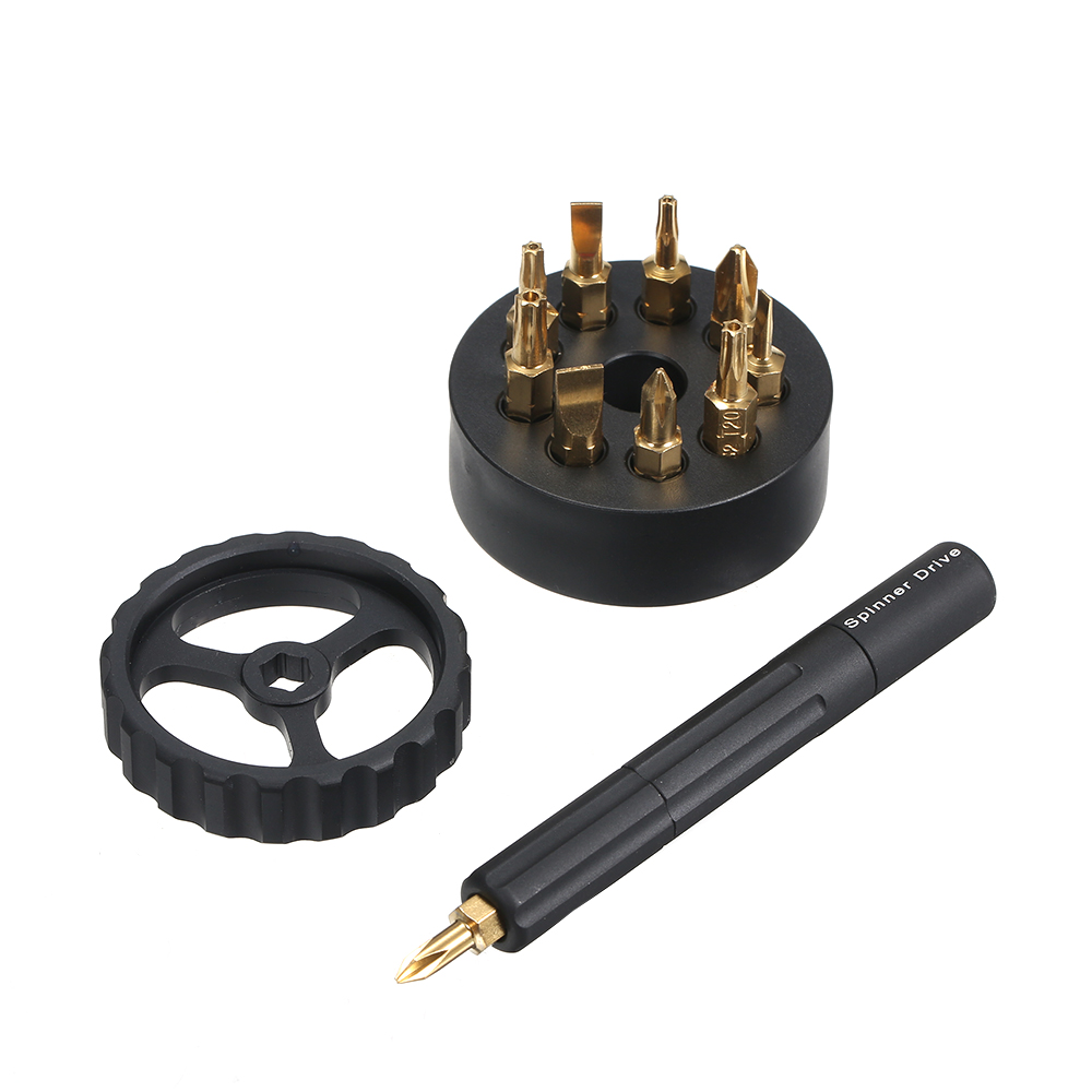 

Gray/Black 1 Set Multi-function Screwdriver Mini Smart Multi-function Precision Screwdriver Repair Tool Spinner Drive