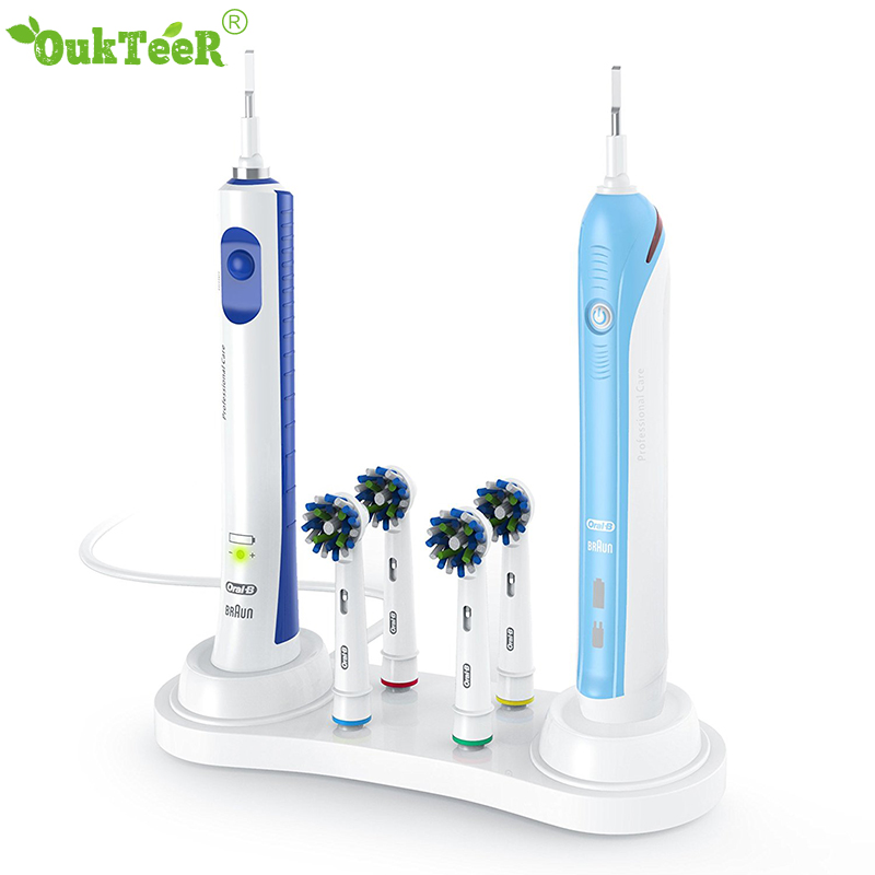 

Electric Toothbrushes Holder Stand Support With Charger Hole Toothbrush Heads Base for Oral B D12 D20 D16 D10 D34