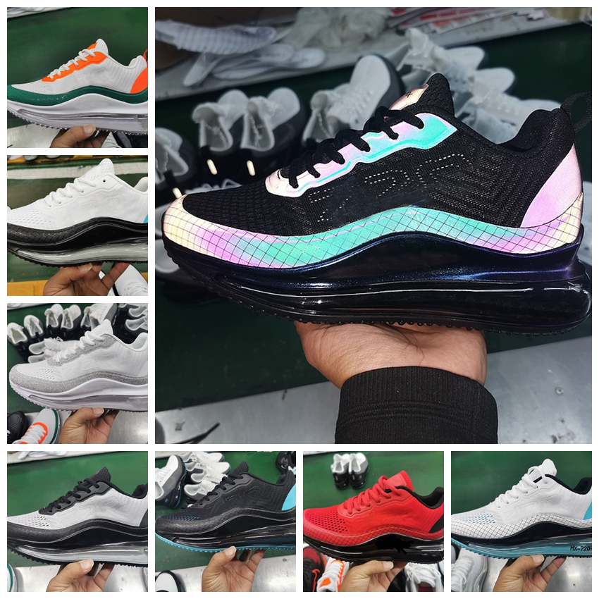 

2020 Designer Men Women 720 Red Black White Metallic Silver Running Shoes 720s Chaussures Trainers Sports Sneakers Size 36-45