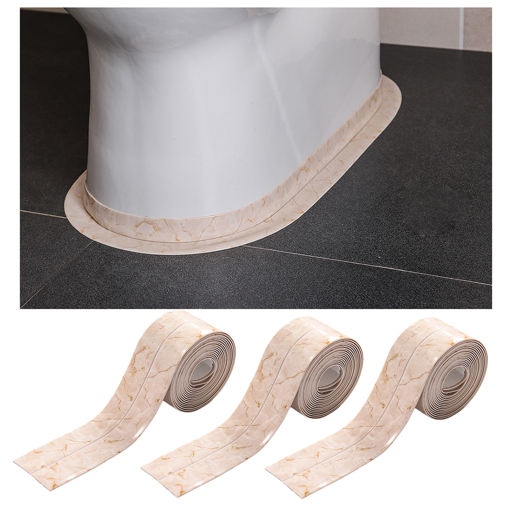 

3x -proof waterproof sealing tape for bathroom kitchen floor marble