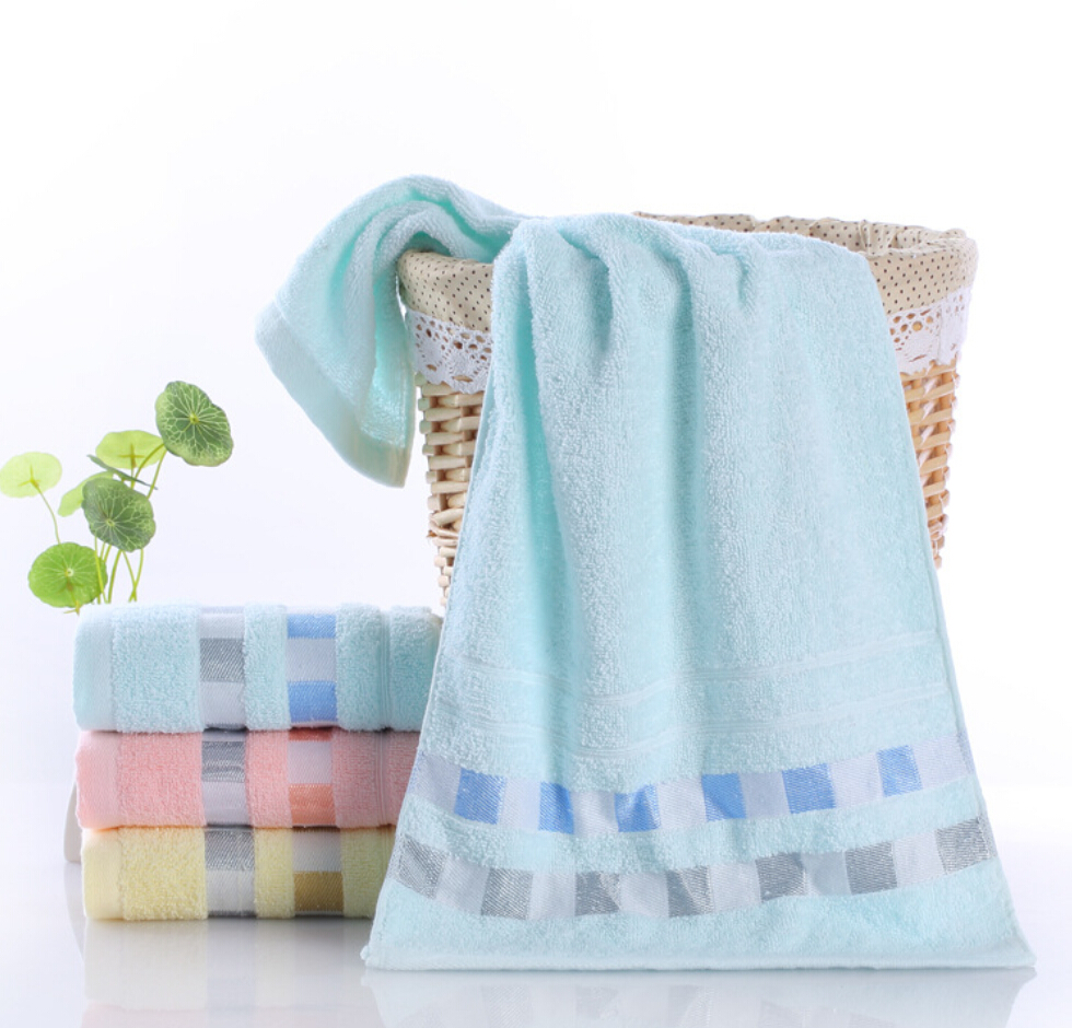 

New US Stock Fashion Cotton Soft Face Washer Towel Bathroom Washcloth Unisex Towel, Pink
