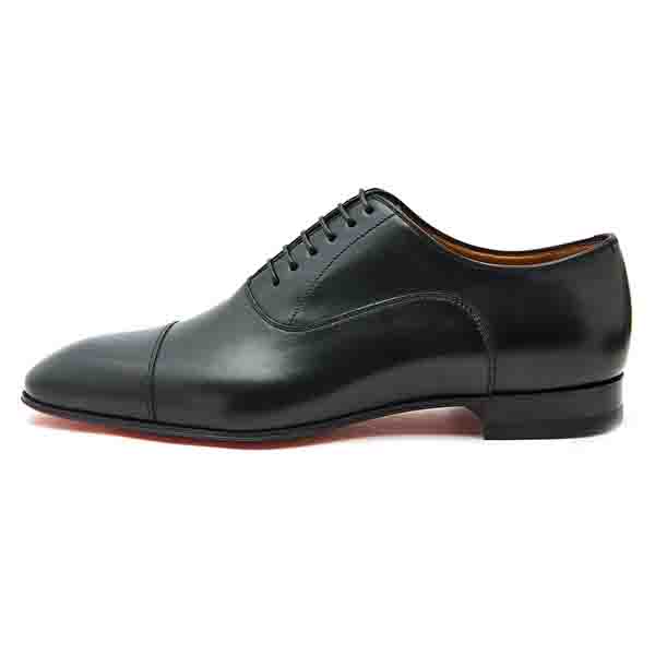 

Hot Sale- Gentleman Party Dress Business Red Sole Greggo Cap Toe Men's Flat Oxford Homme Loafers Shoes Walking 38-47, Black