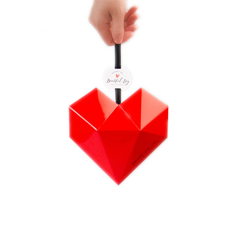 

10pc Large Creative Wedding Gift Box For Guest Wedding Candy Box and Bag Personalized Love Heart Diamond Candy Boxes Party Decor