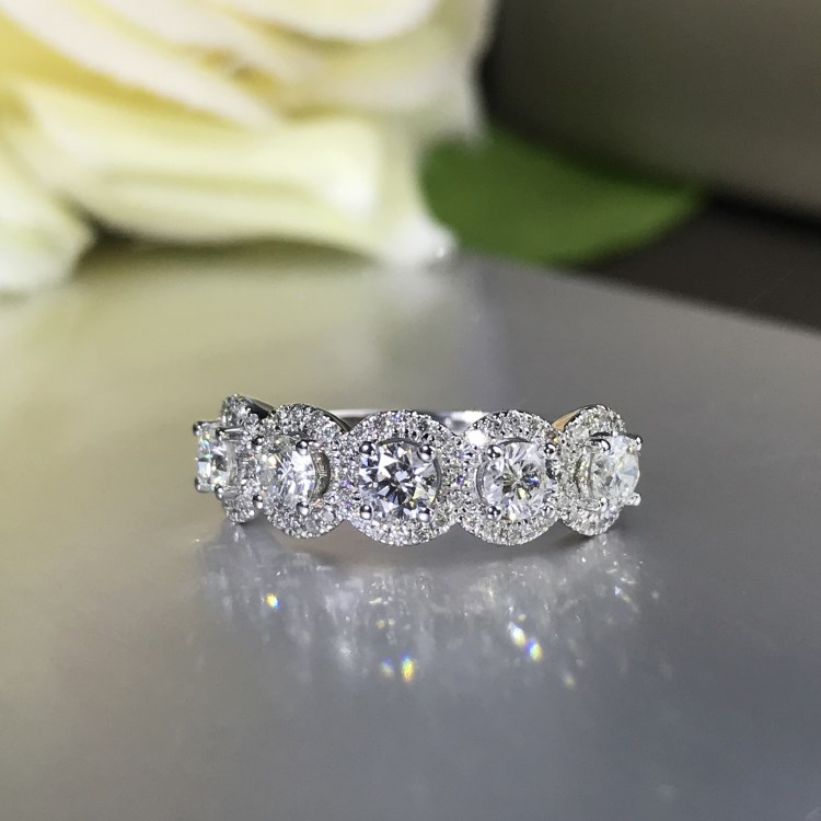 

Top quality Shinning CZ Jewelry Rings for women Brand Silver color bague femme Luxury Engagement Wedding band women ring, Slivery;golden