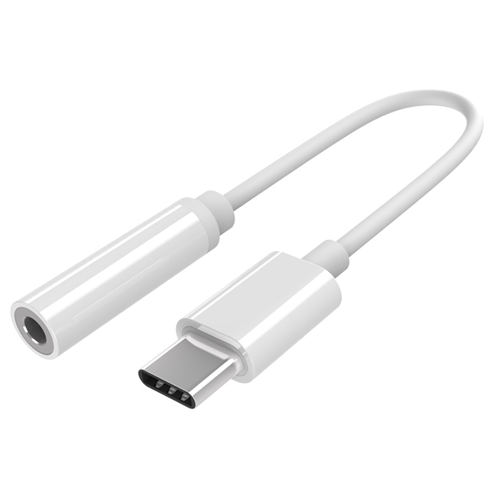 

Type-C To 3.5 Audio Adapter Cable, White