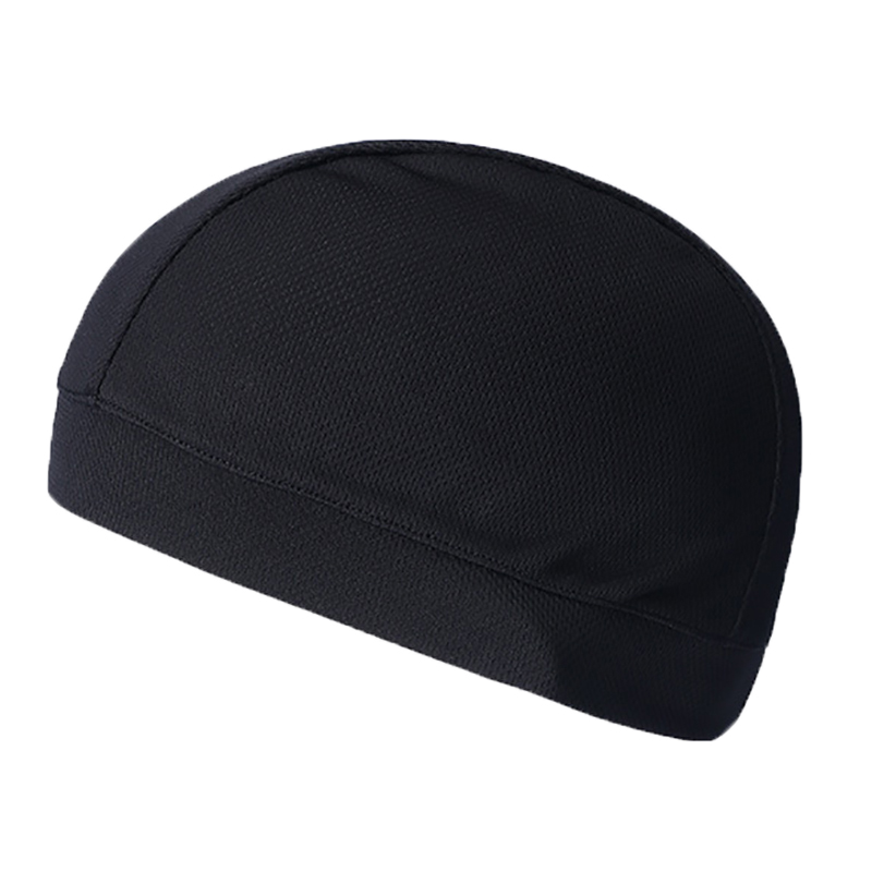 

Mesh Cycling Headgear Inner Caps Anti-Sweat Hat Thin Bike Racing Ski Under Helmet Lining Cap Outdoor Breathable Mesh Cycling Cap, Black