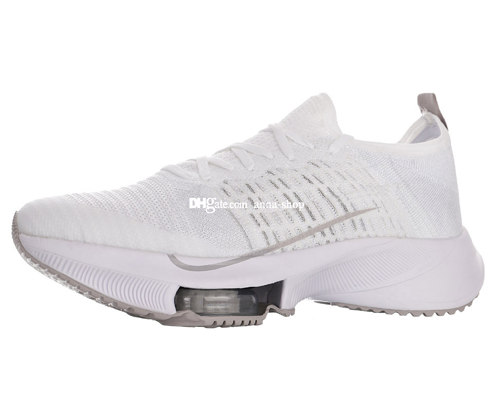 

Tempo NEXT% Running Shoes for Men's White Grey Sports Shoe Mens Sneakers Womens Mesh Trainers Women's Athletic Chaussures Jogging Training, 3.40-45