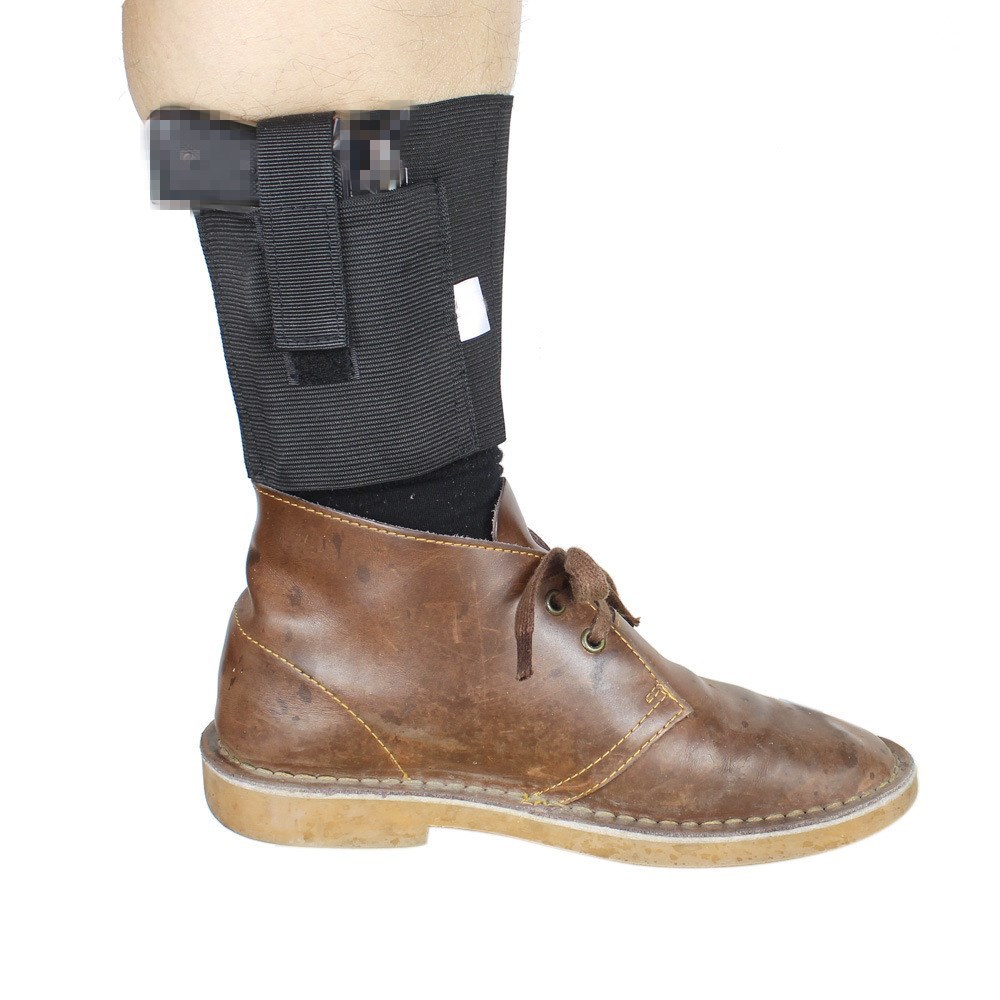 

Concealed Carry Ankle Holster Fit Gloc k 42 43 36 26 Ruger LC9 LCP Gun Holster For Medium Small Pistols, Black
