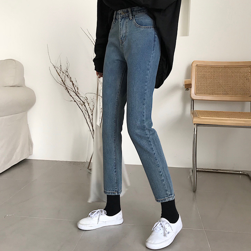 

Cheap wholesale 2019 new autumn winter Hot selling women' fashion casual Popular long Pants MW140, Blue
