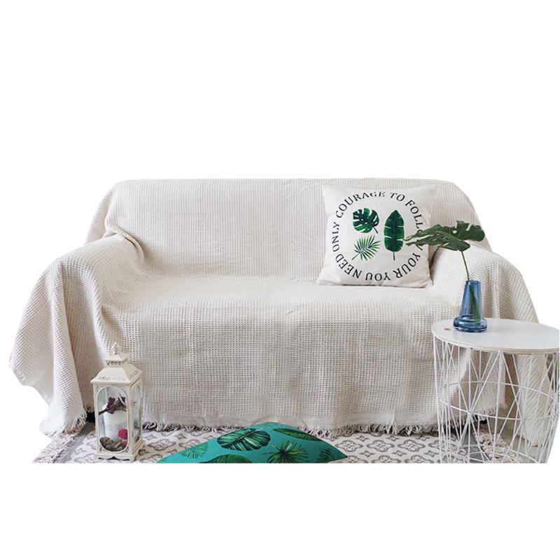 

High Quality Soft Solid Warm Cotton Blanket Throw Rug Sofa Bedding Home Decor LARGE SIZE Woven Sofa Blanket Anti Dust Cover